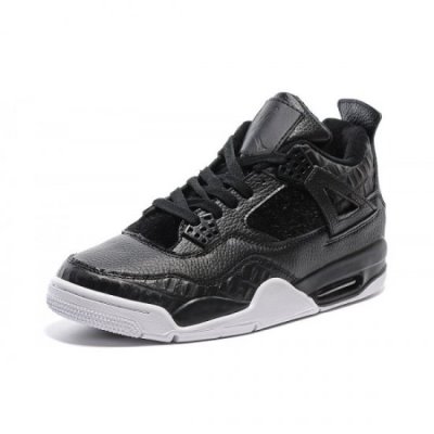 Nike Air Jordan 4 Premium Pinnacle Siyah / Koyu Gri Basketbol Ayakkabısı Türkiye - NERL0PCK